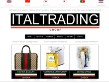 Tablet Screenshot of italtrading-group.com